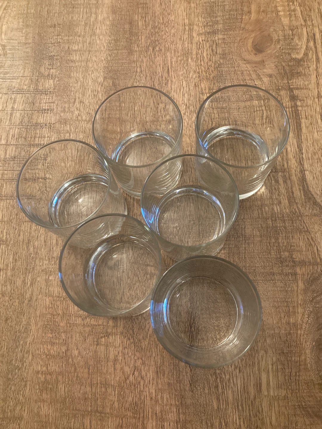 Set of 6 Clear Drinking Glasses - photo 2