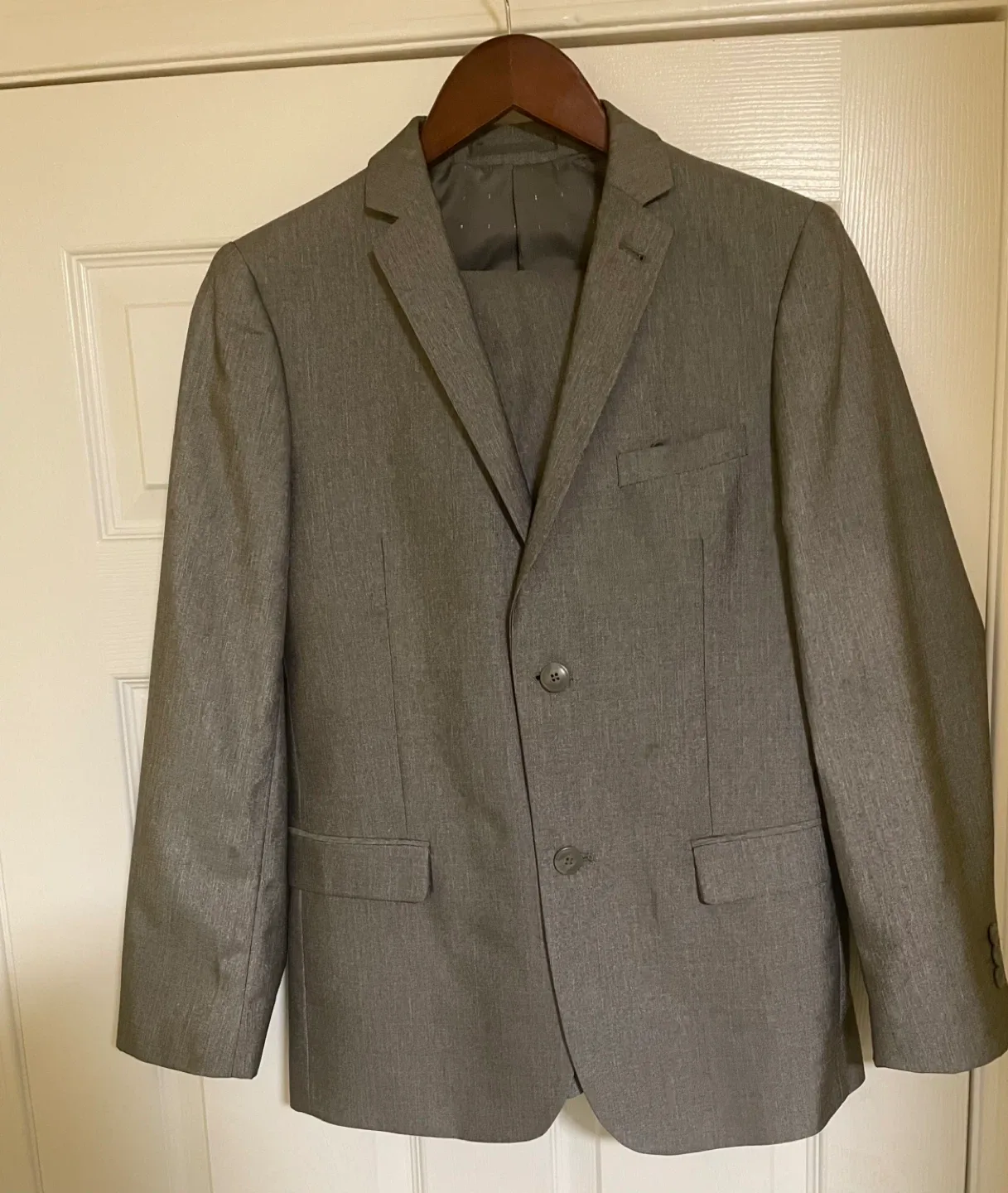 Boys Gray Suit Set – Size 16 Jacket & Pants image indicator(5)