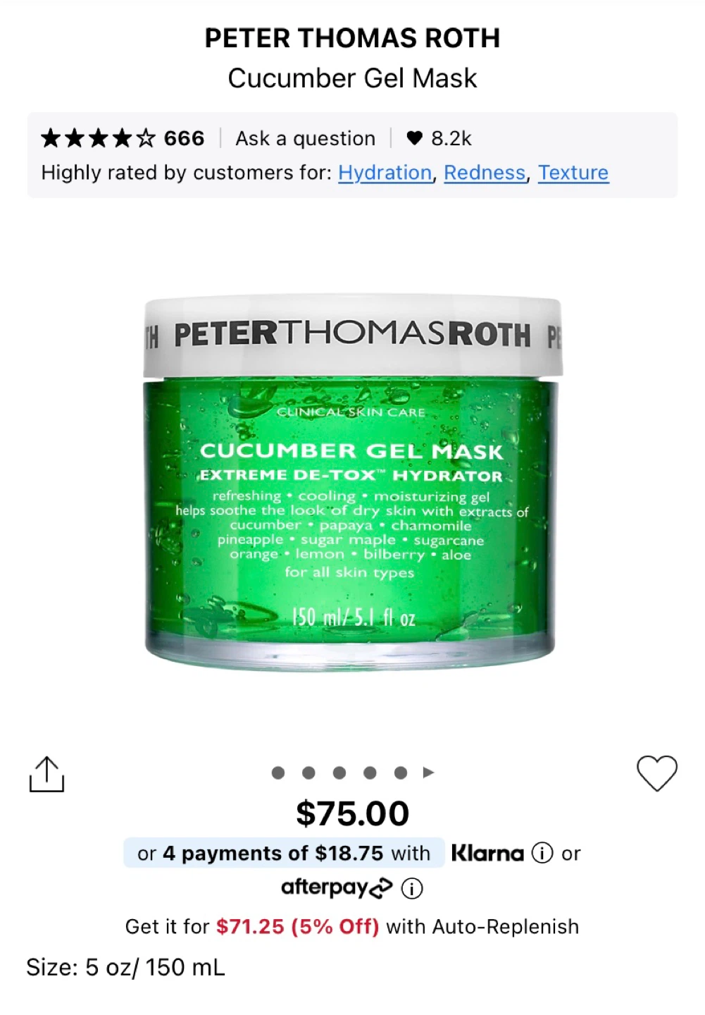 Peter Thomas Roth Cucumber Gel Mask - photo 3