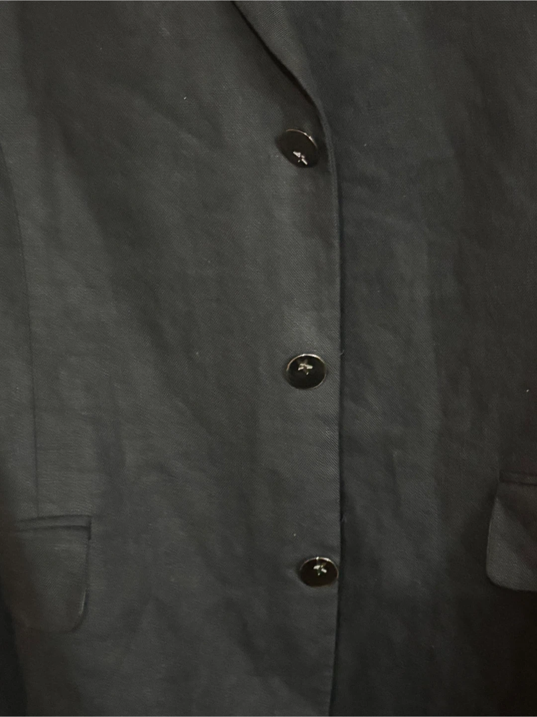 Thierry Mugler Paris Black Linen Blazer - photo 2