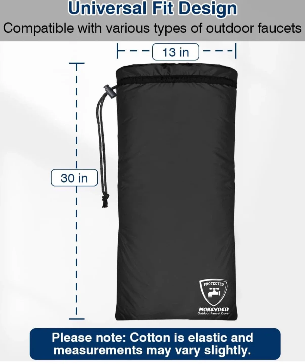 NEW Outdoor Faucet Cover - 30x13 inch image indicator(2)