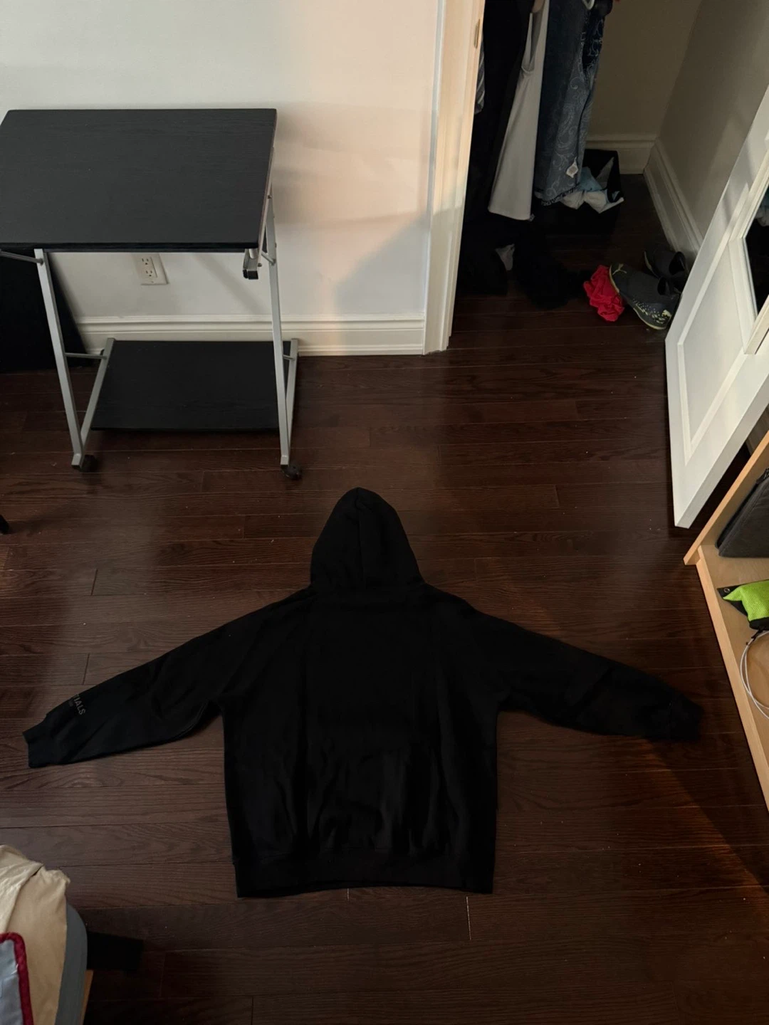 Black Essentials Fear of God Hoodie - photo 2