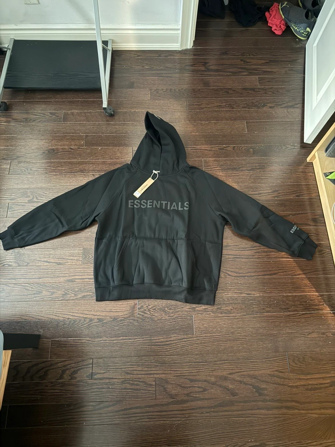 Black Essentials Fear of God Hoodie