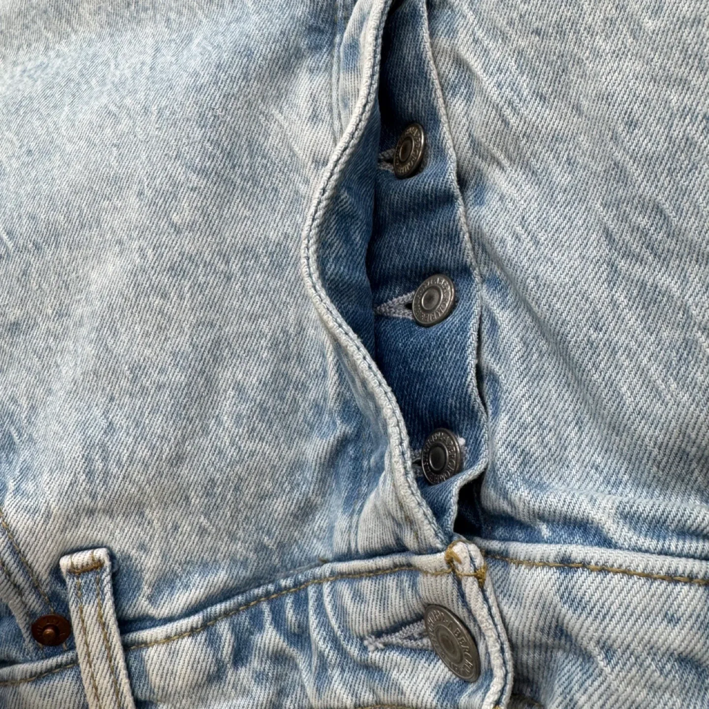 Abercrombie & Fitch The Dad High Rise Jeans Size US 33 image indicator(8)