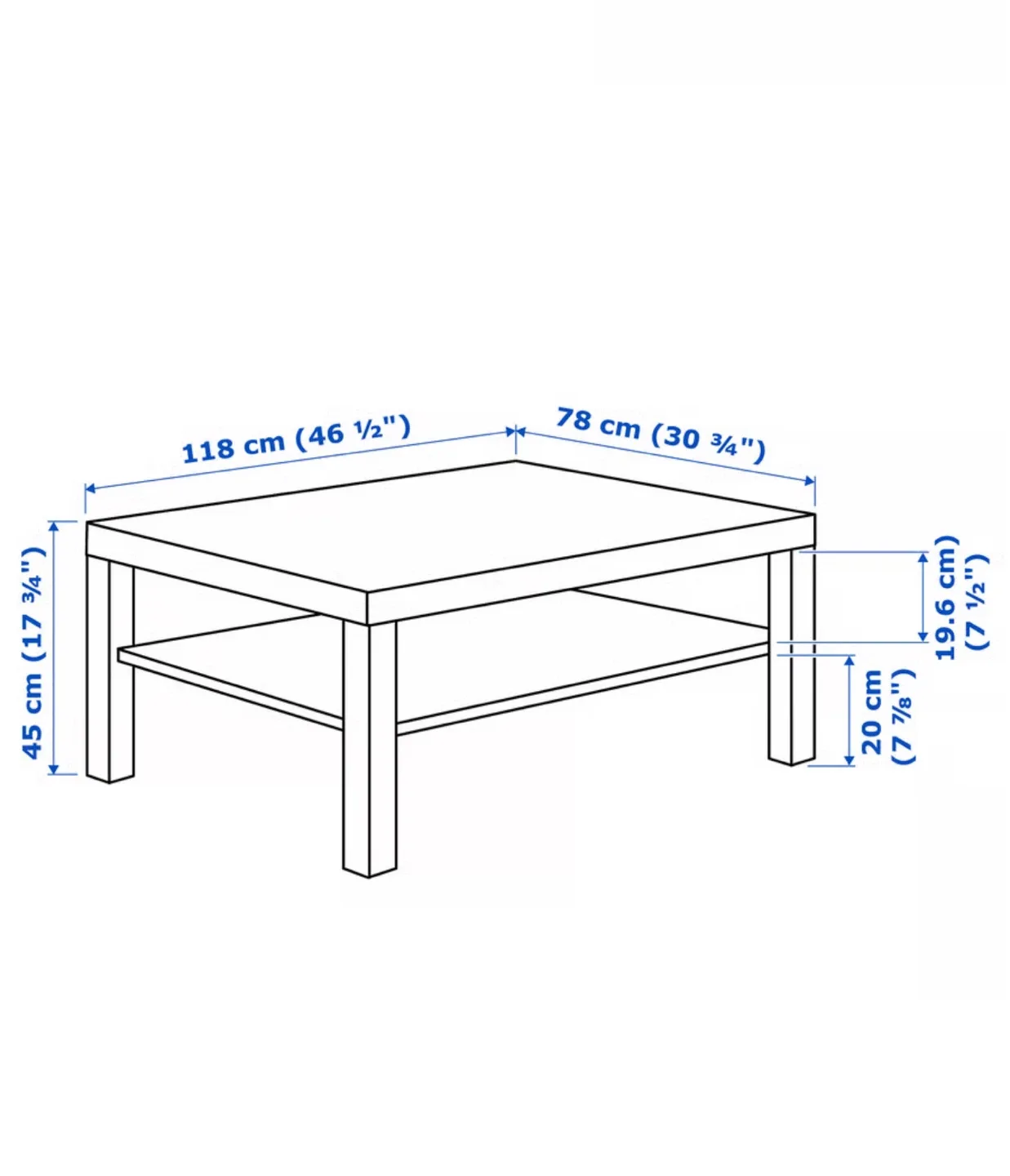 Ikea Lack Coffee Table - Black image indicator(4)