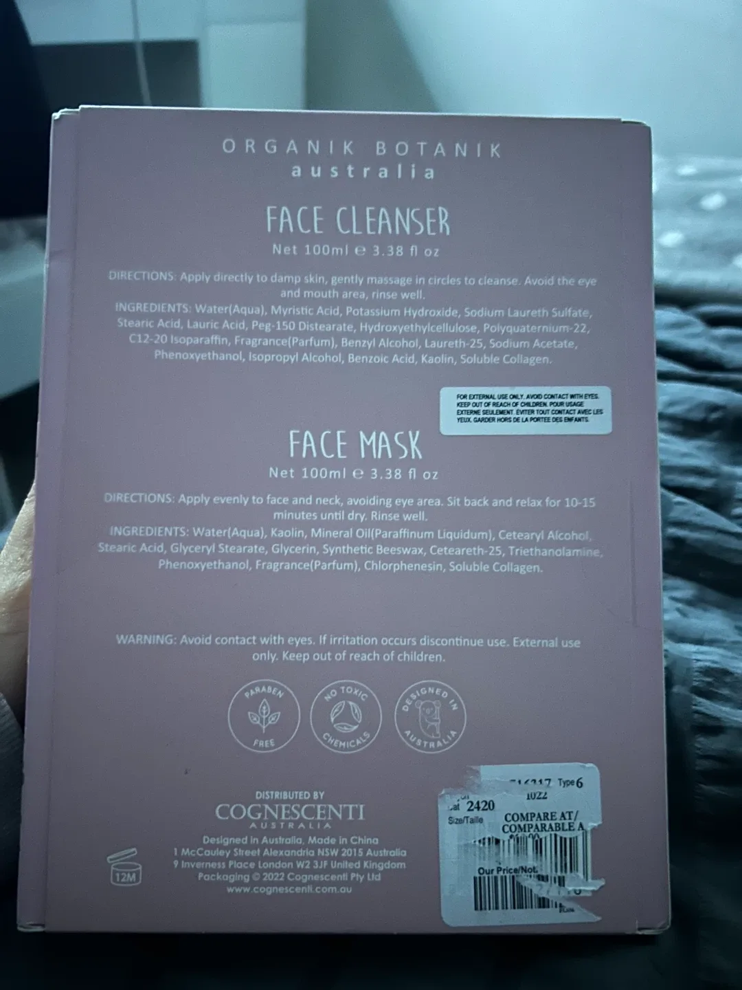 Organik Botanik Pink Clay + Collagen Face Duo image indicator(2)