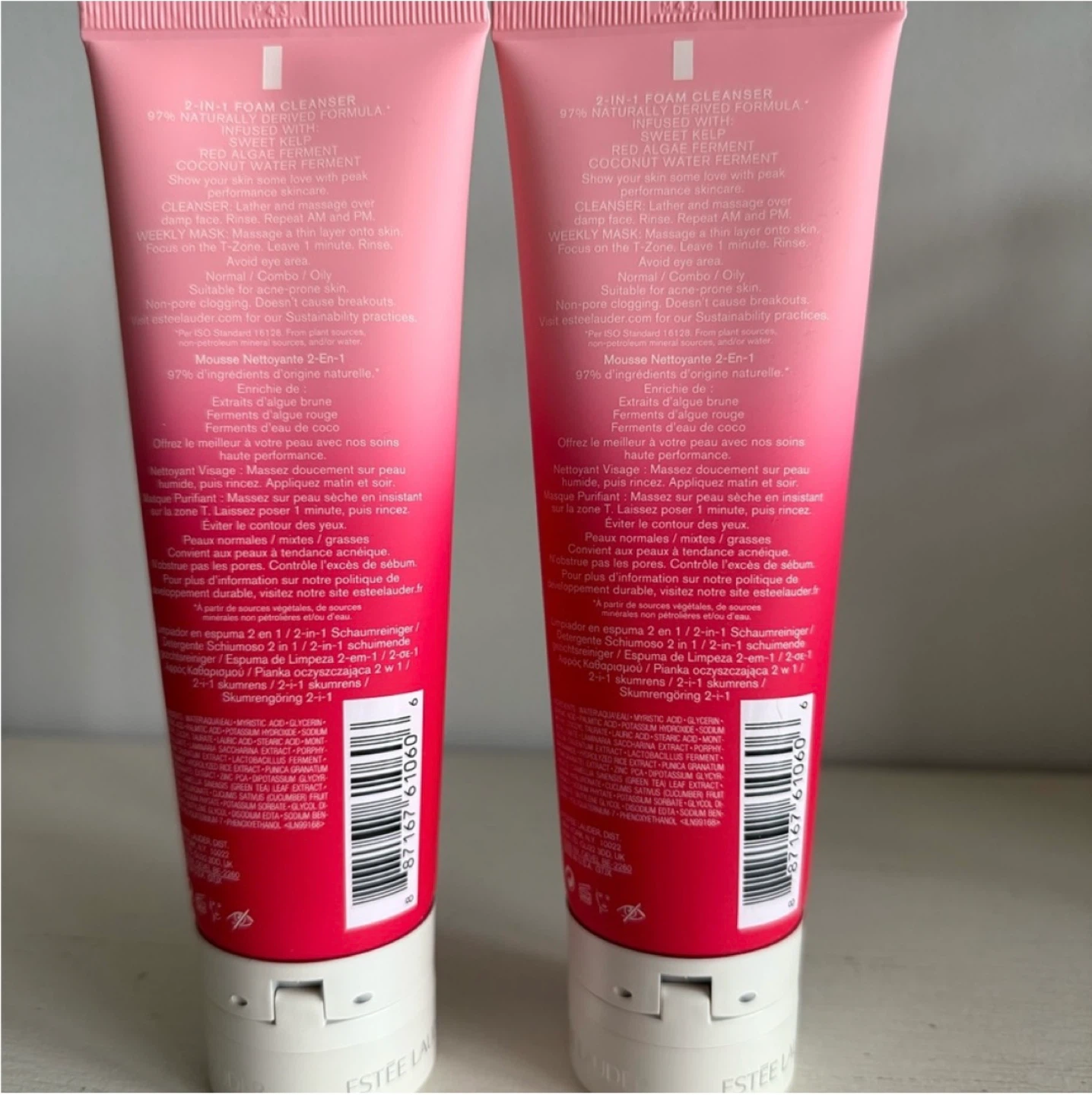 2x Estee Lauder Nutritious 2-in-1 Foam Cleanser 125ml - photo 2