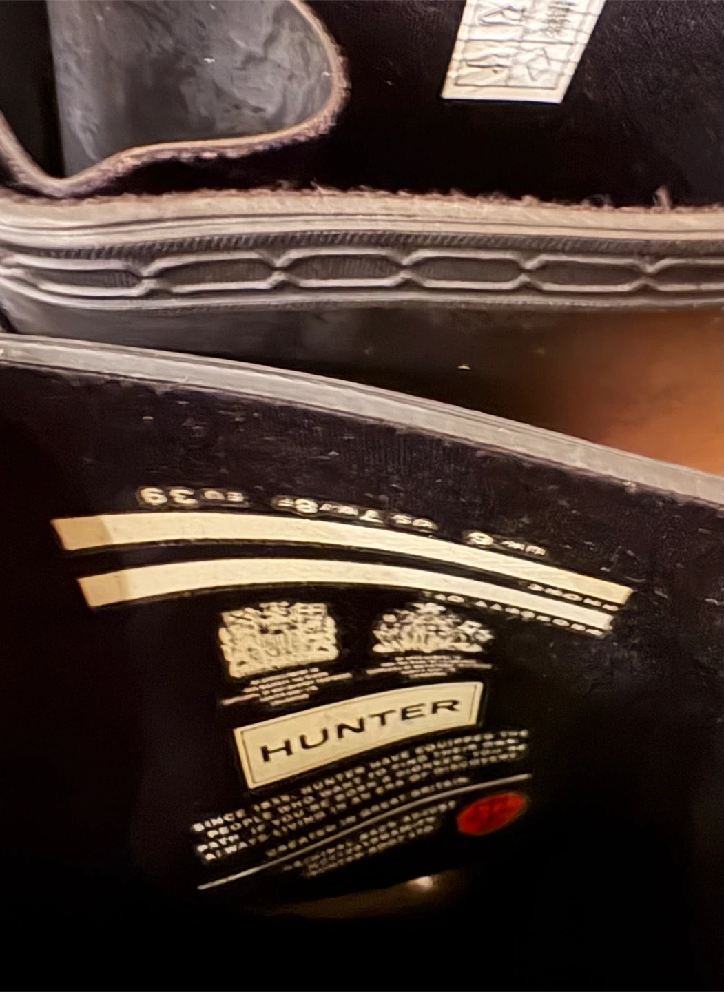 Women’s Tall Hunter Rain Boots - Size 8- Black 🥕 - photo 4
