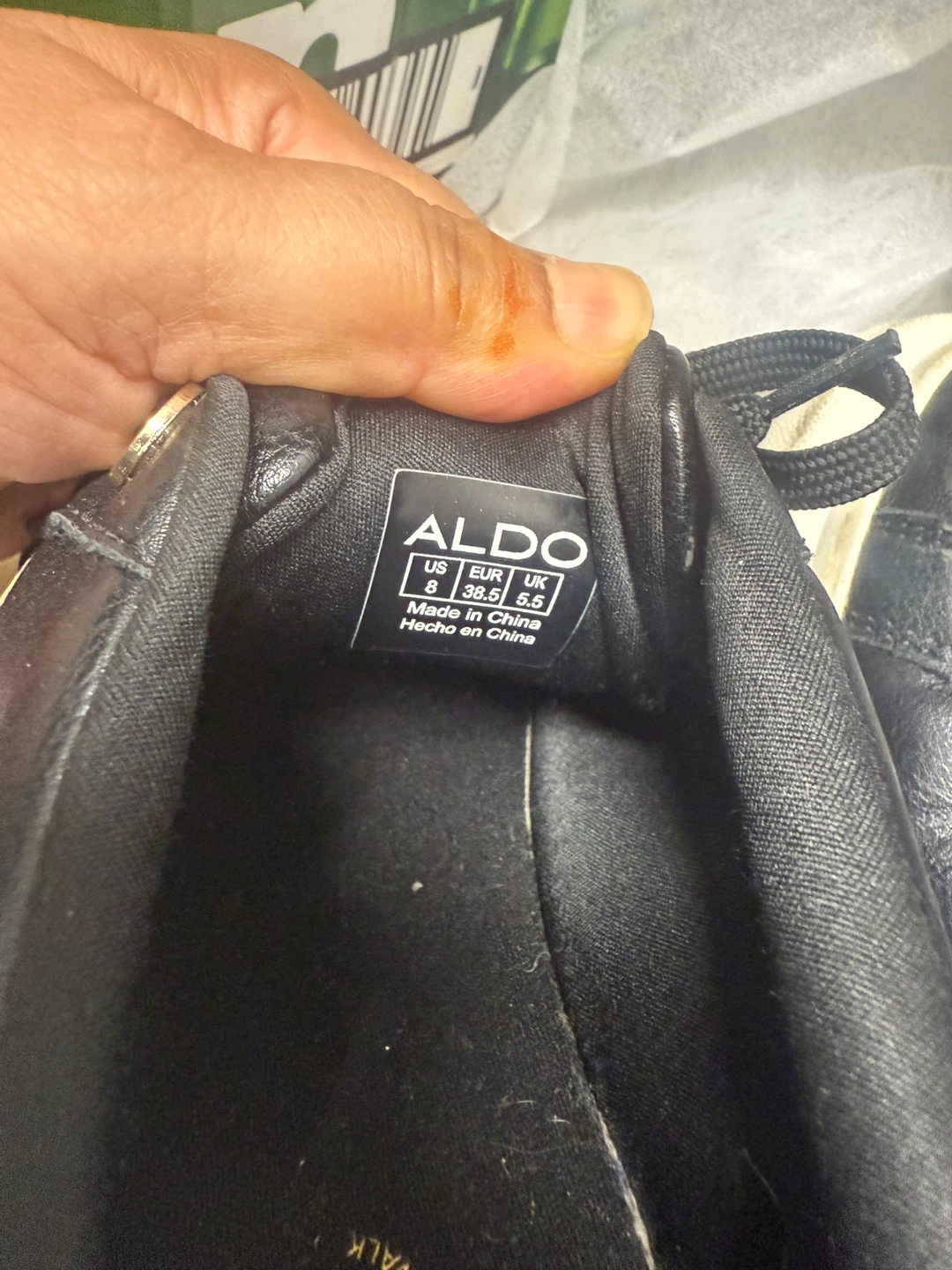 ALDO Black Sneakers - Size 8 - photo 3