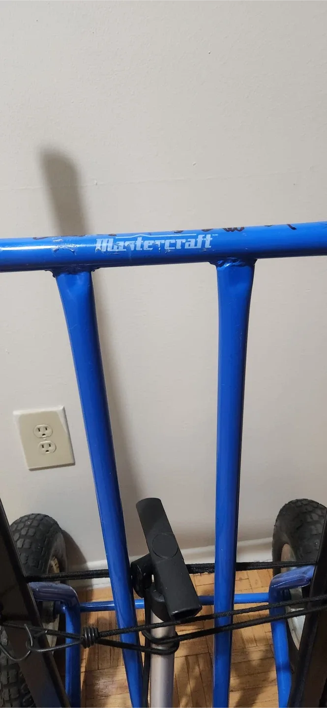 Mastercraft Hand Truck - Blue ( Pump Included) image indicator(5)