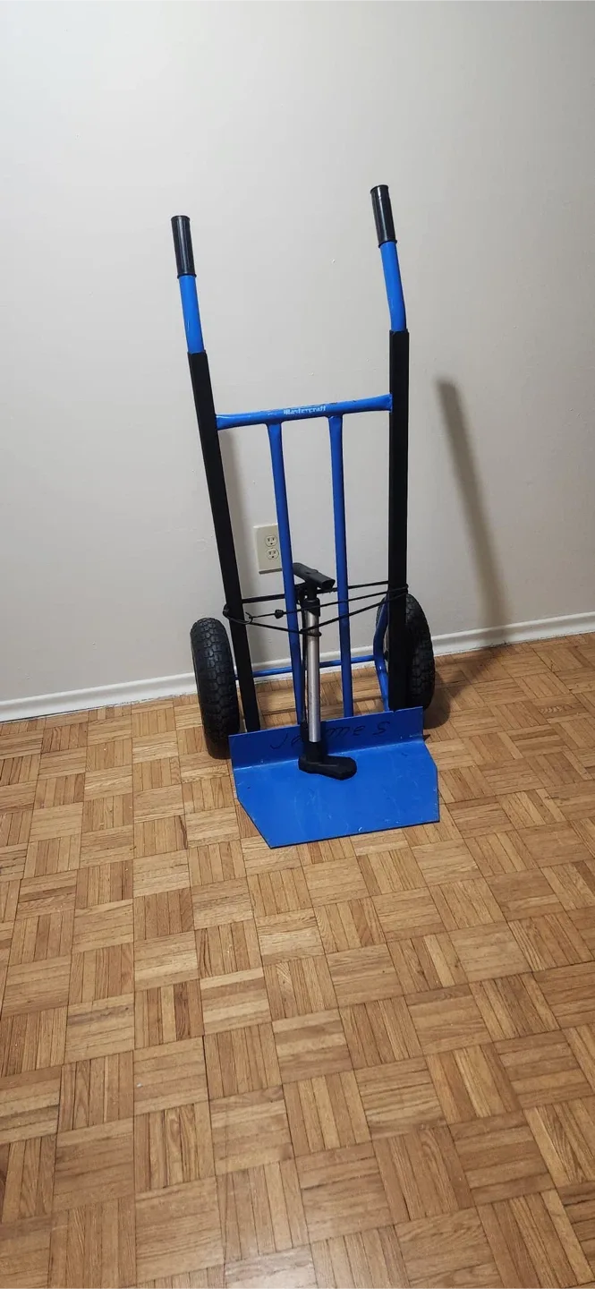 Mastercraft Hand Truck - Blue ( Pump Included) image indicator(3)