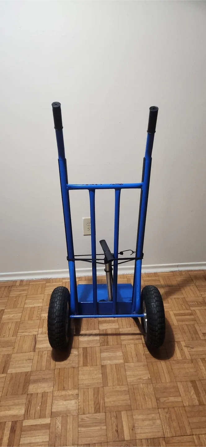 Mastercraft Hand Truck - Blue ( Pump Included) image indicator(2)