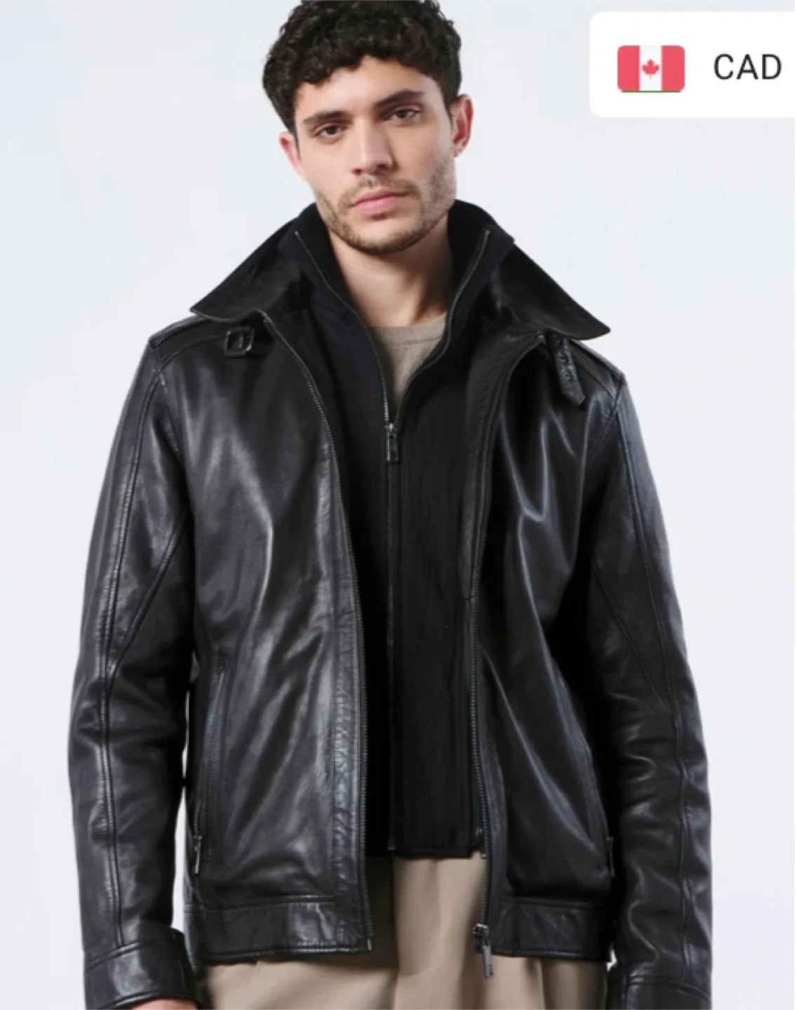 Black Leather Jacket image indicator(2)