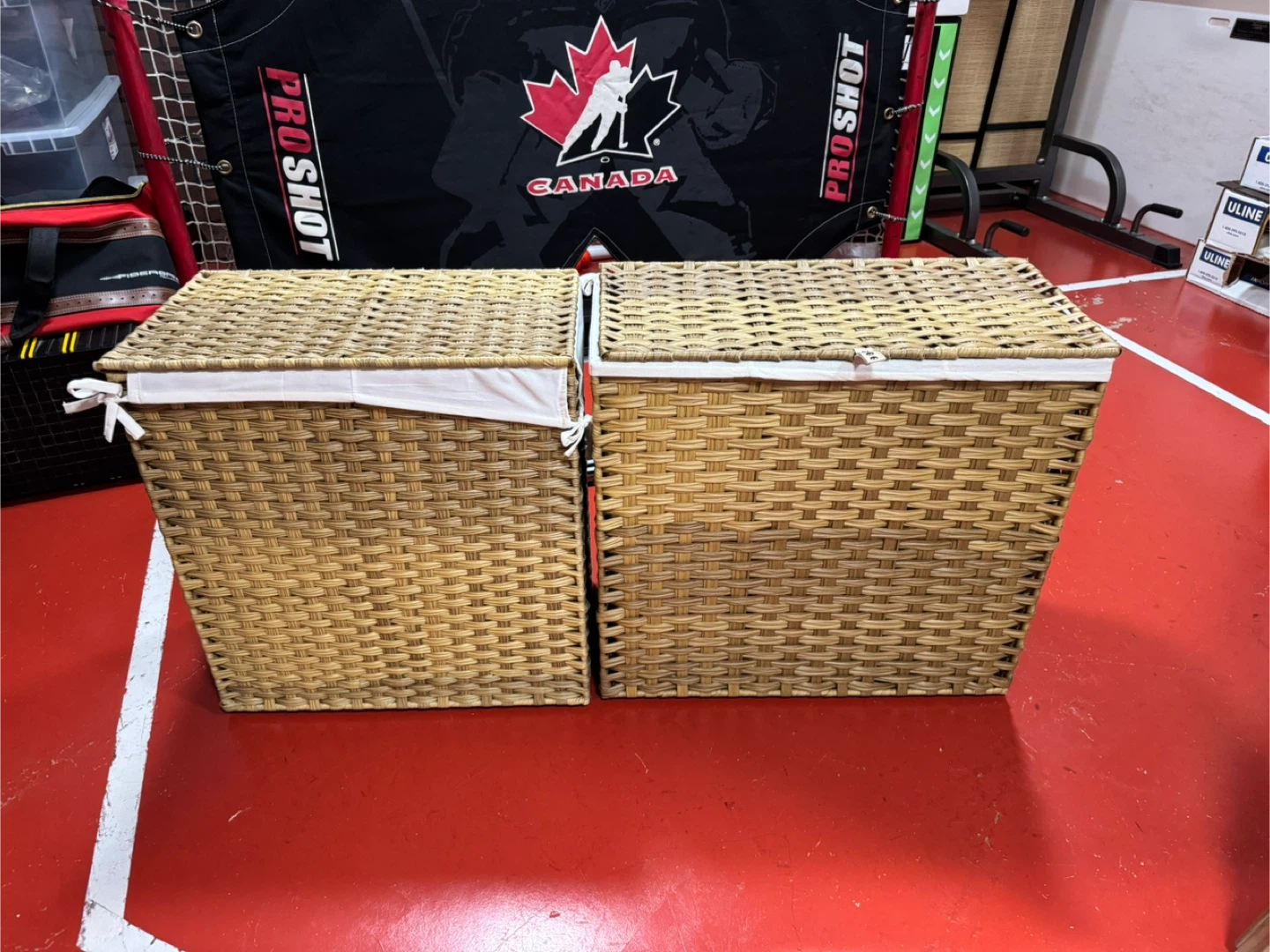 Wicker Laundry Hampers - Set of 2