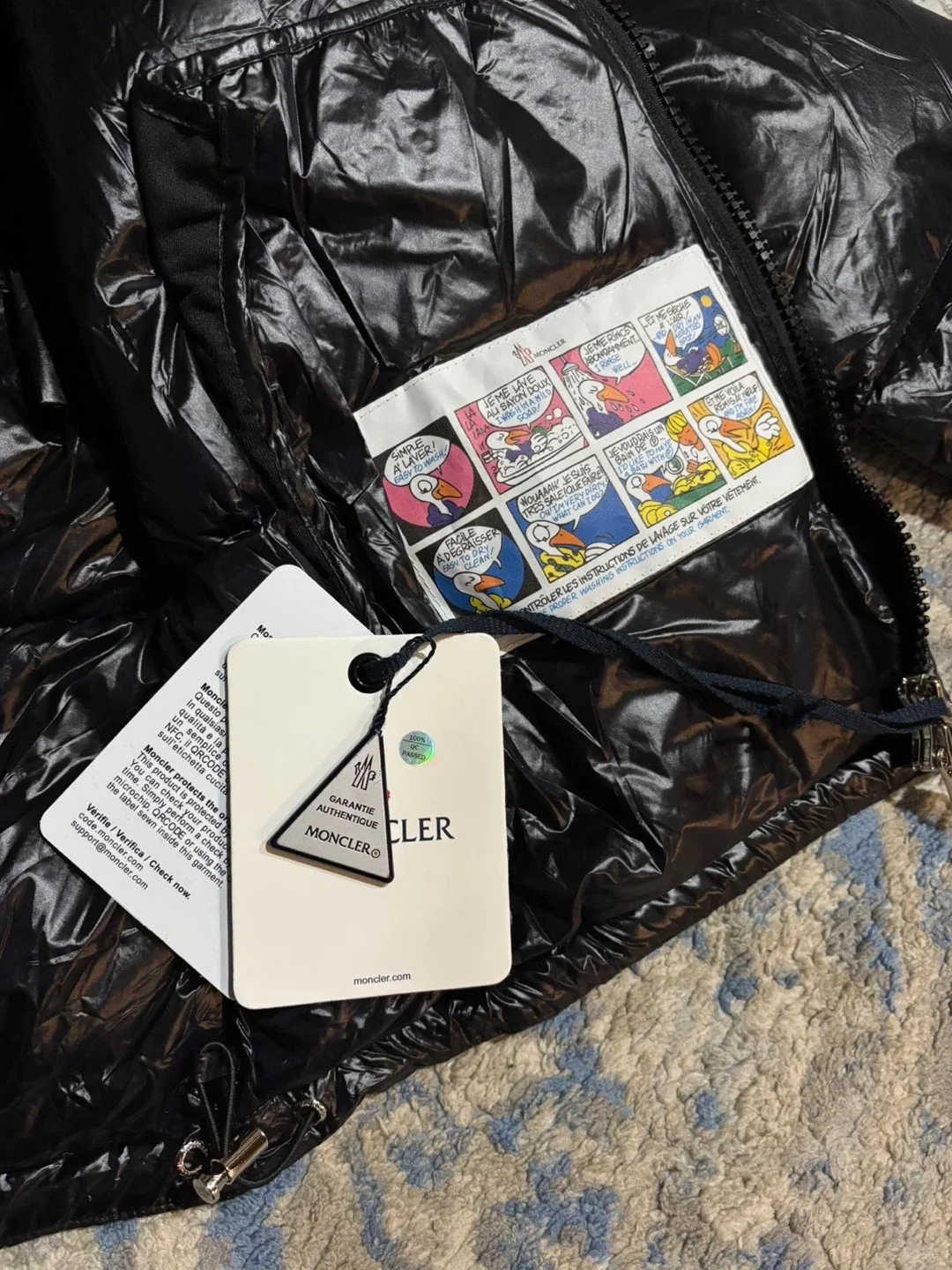 Moncler Black Puffer Jacket image indicator(4)