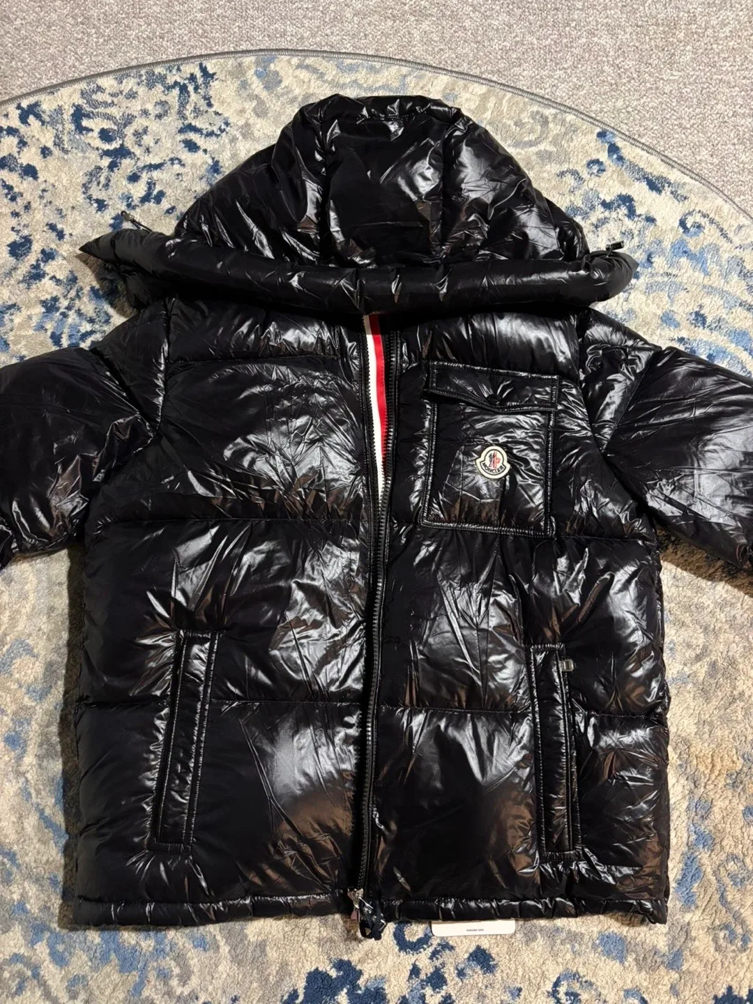 Moncler Black Puffer Jacket image indicator(5)