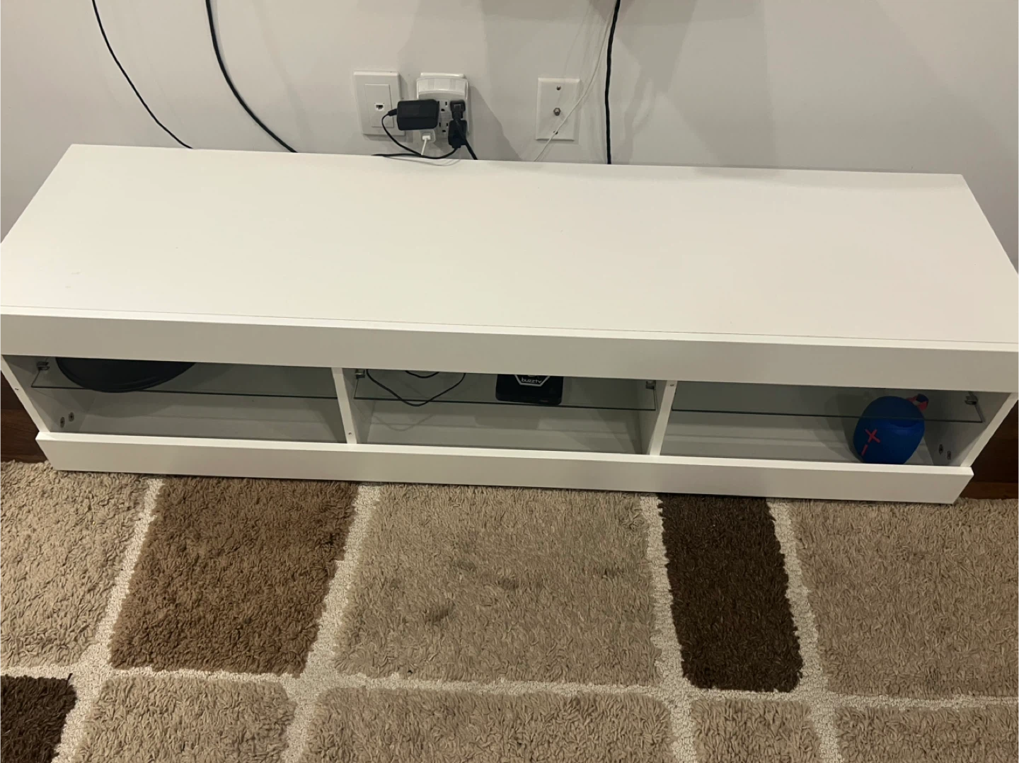 White TV Stand - photo 2