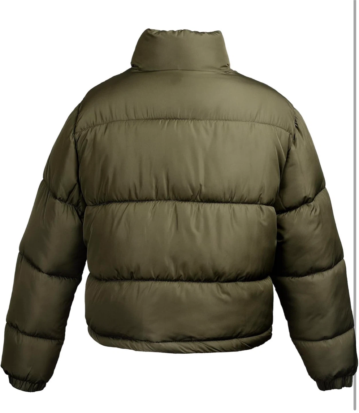 NEW! C&C California Olive Green Puffer Jacket - Polyester - photo 3