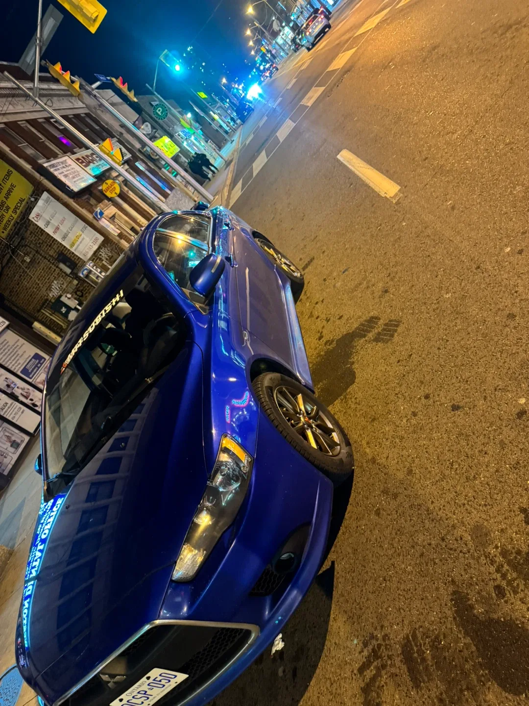 Blue Mitsubishi Lancer image indicator(6)