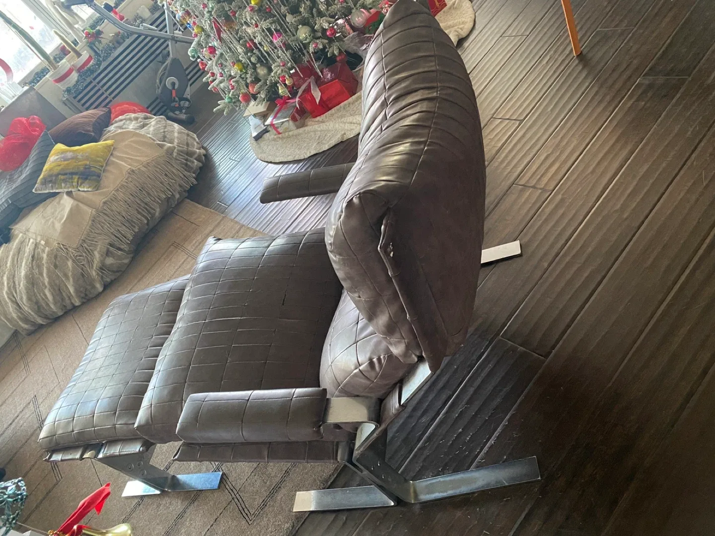 Mid-Century Modern Lounge Chair/Ottoman by Richard Hersberger image indicator(6)