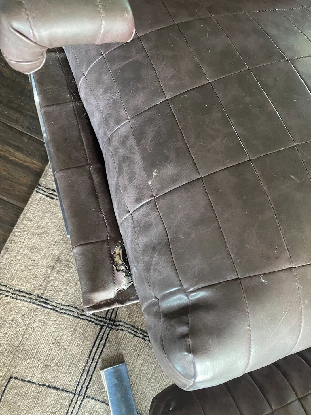 Mid-Century Modern Lounge Chair/Ottoman by Richard Hersberger - photo 2