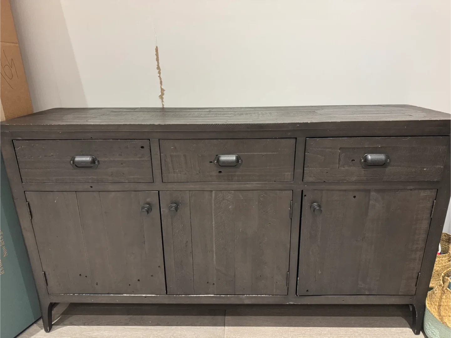 Urban Barn Wood Sideboard Cabinet thumbnail