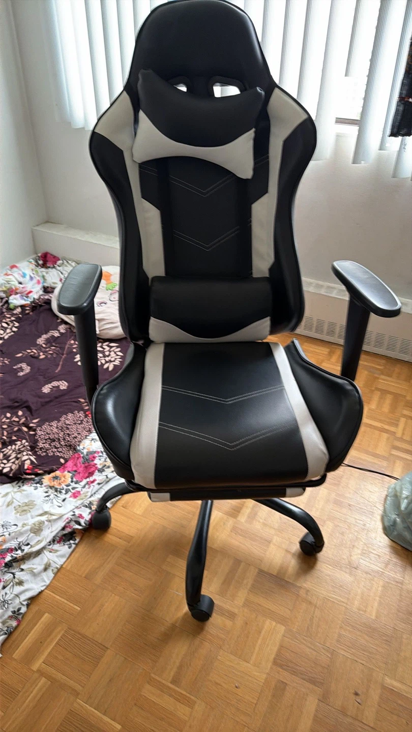 Black & White Gaming Chair - photo 2