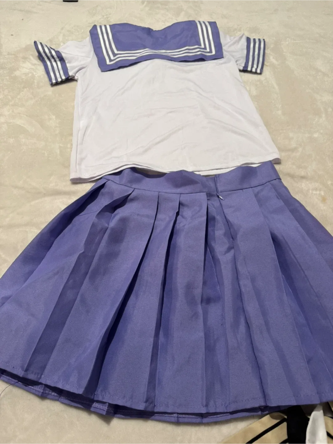 Sailor School Uniform - Purple & White image indicator(2)