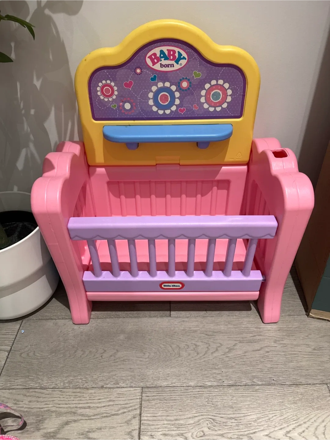 Little Tikes Baby Born Doll Crib thumbnail