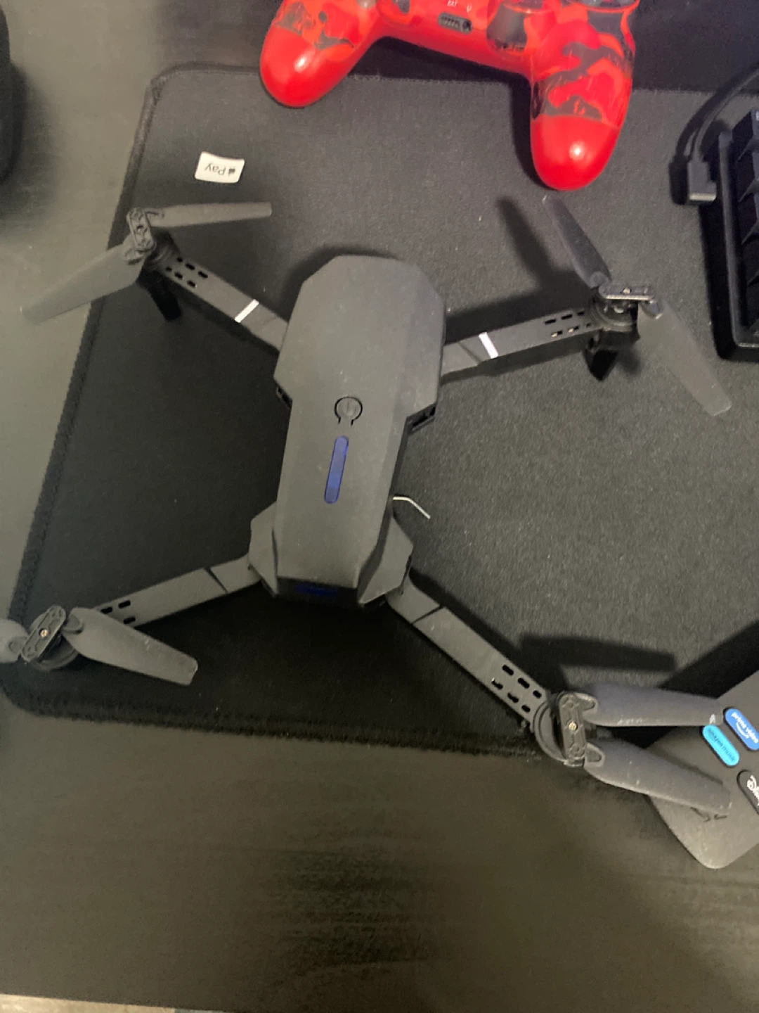 Drone Pro Black Drone with Accessories