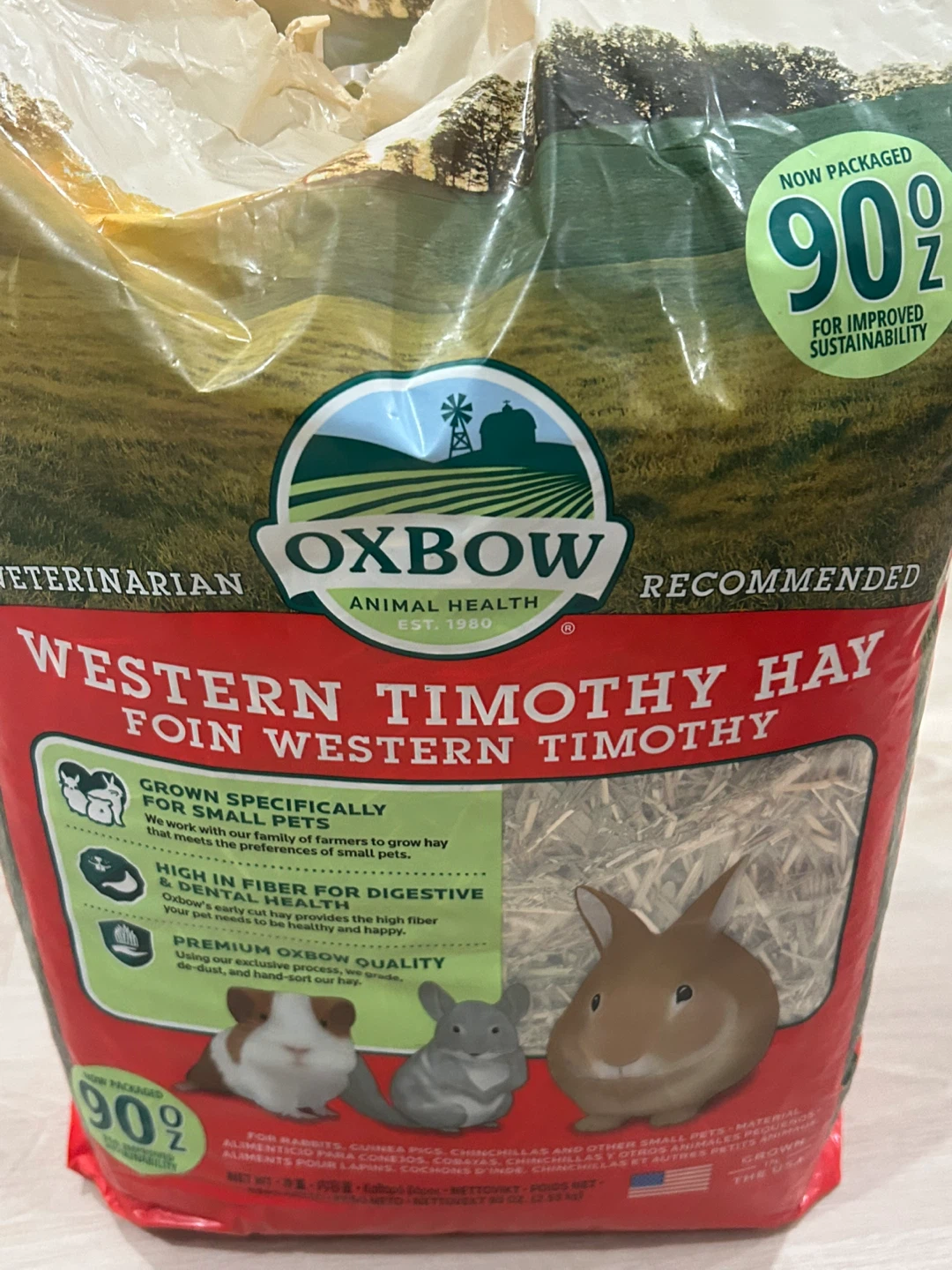 Oxbow Western Timothy Hay for Small Pets - photo 3