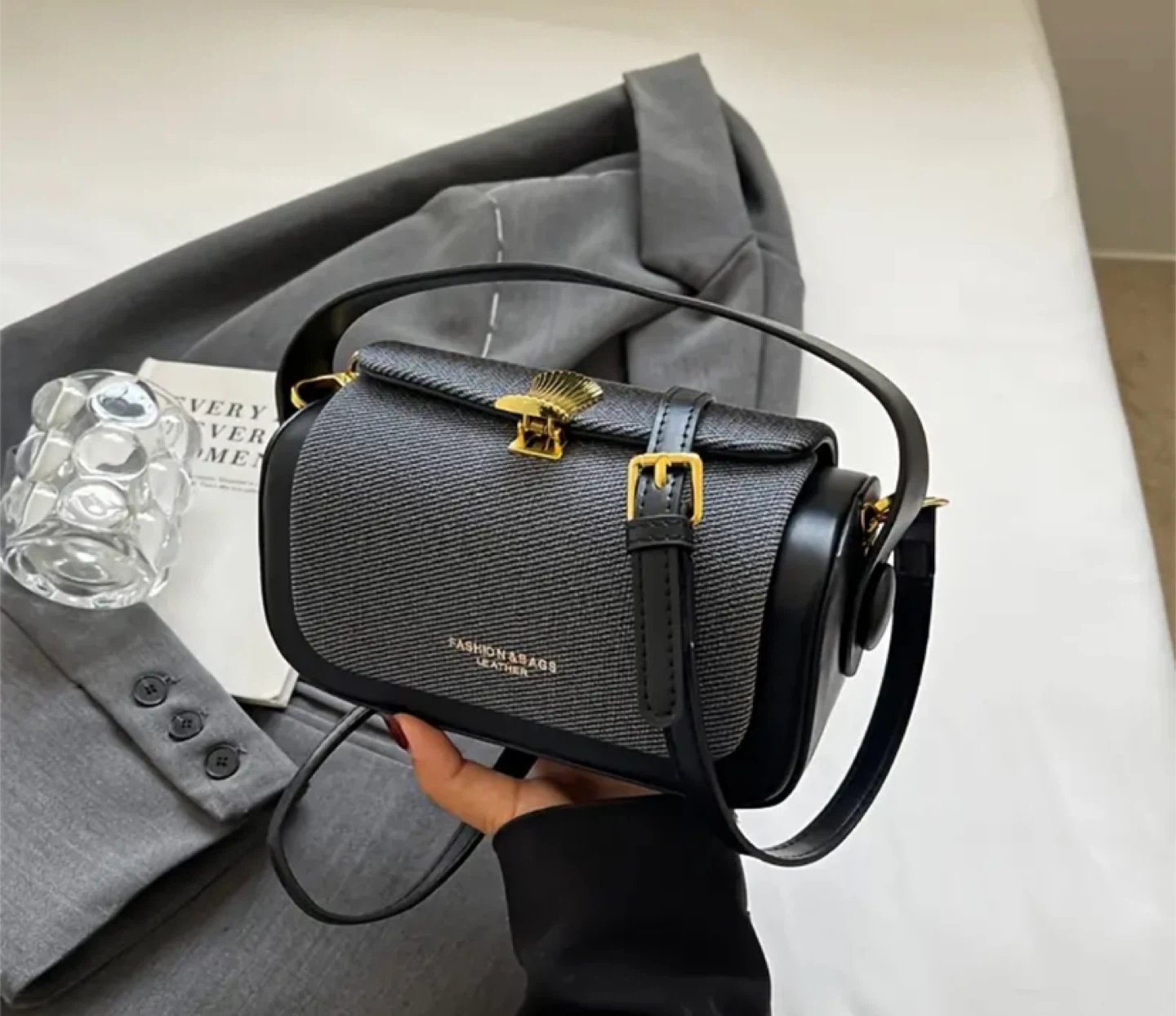 Fashion & Bags Leather Handbag - photo 2