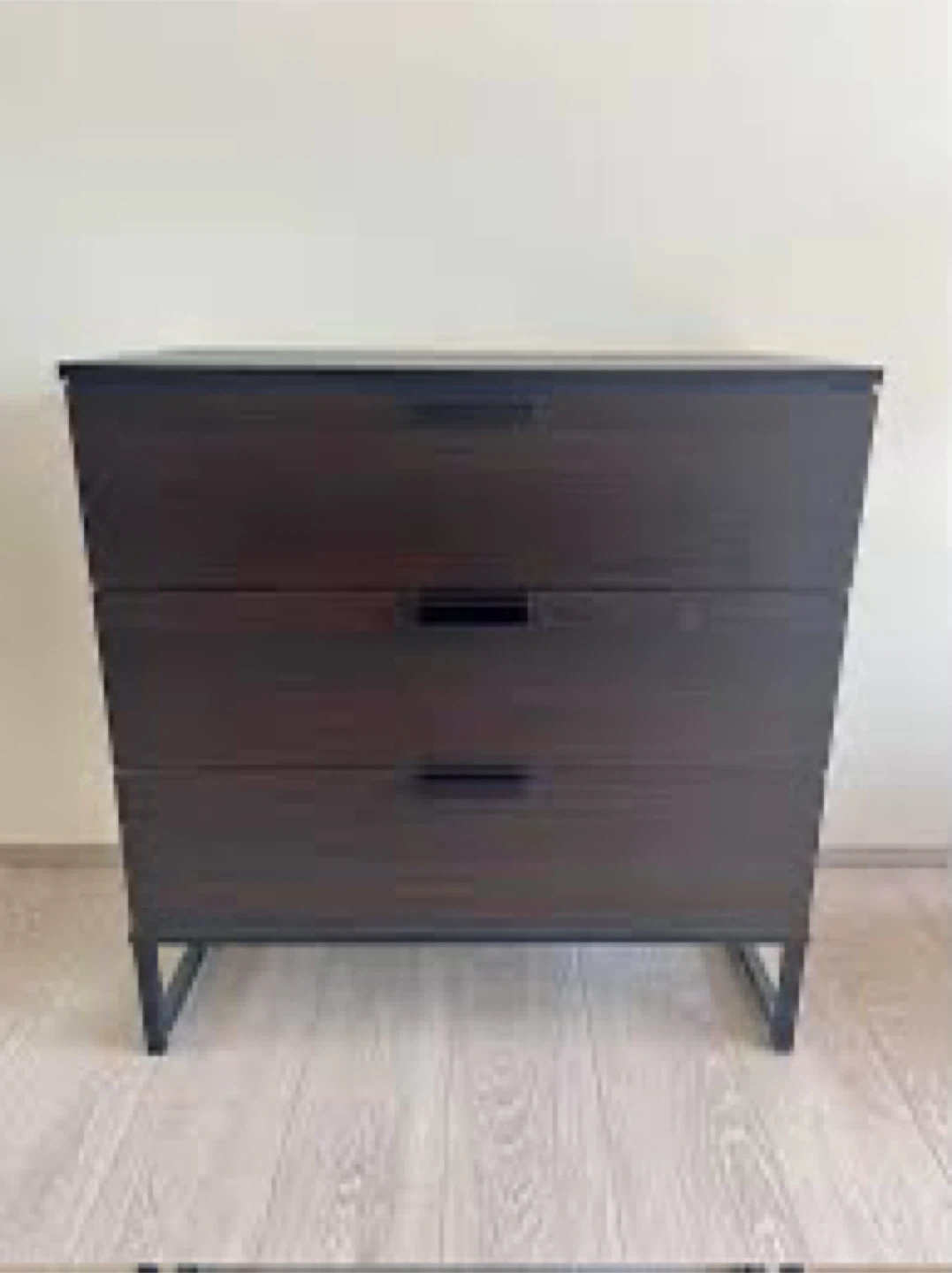 IKEA Trysil 3-Drawer Chest - Dark Brown/Black - photo 2