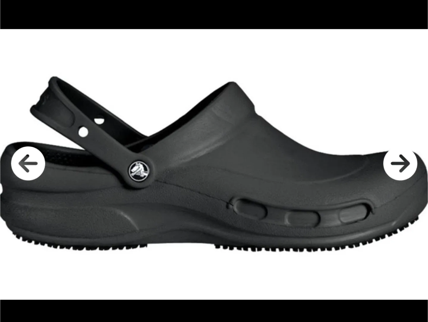 Crocs Bistro Clogs, Black, Women's Size 6 thumbnail