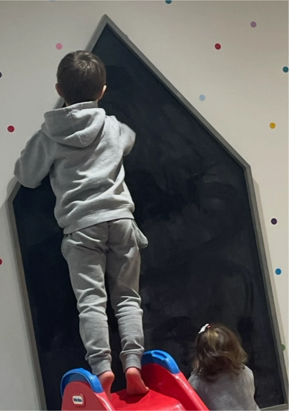 Large custom chalkboard house