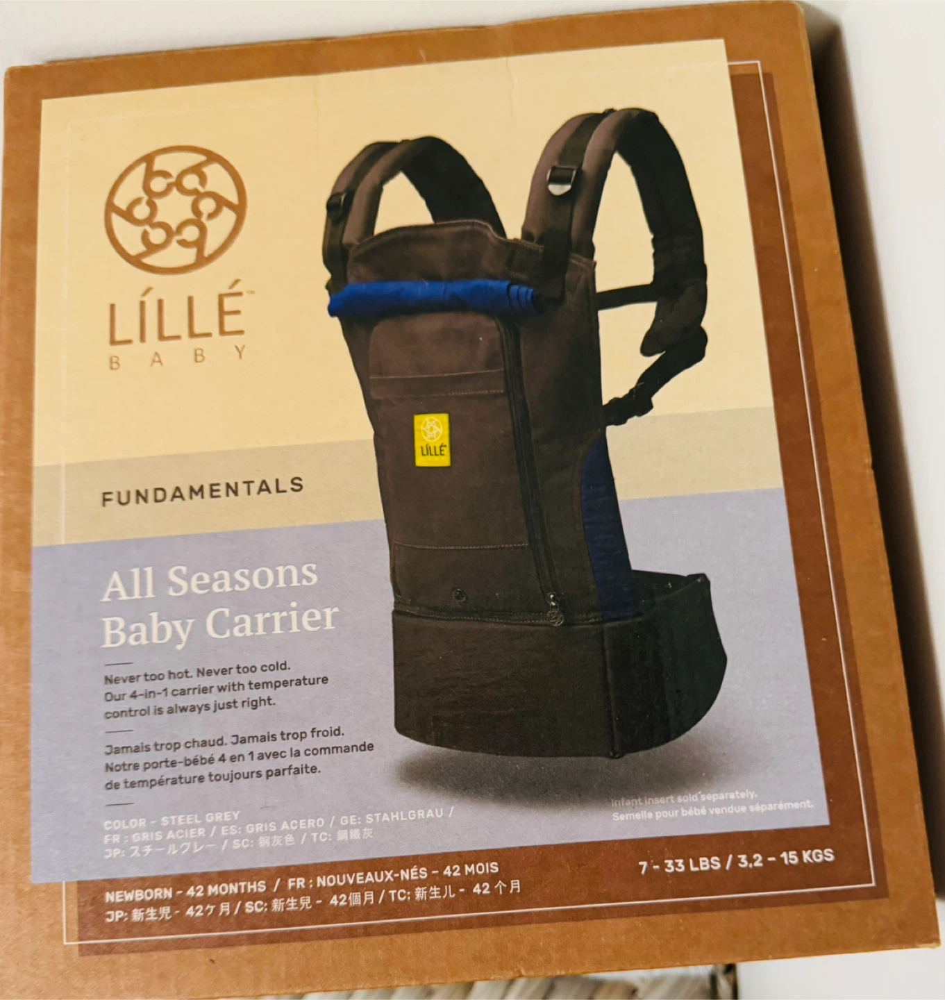 LILLEbaby Fundamentals All Seasons Carrier - Steel - photo 2