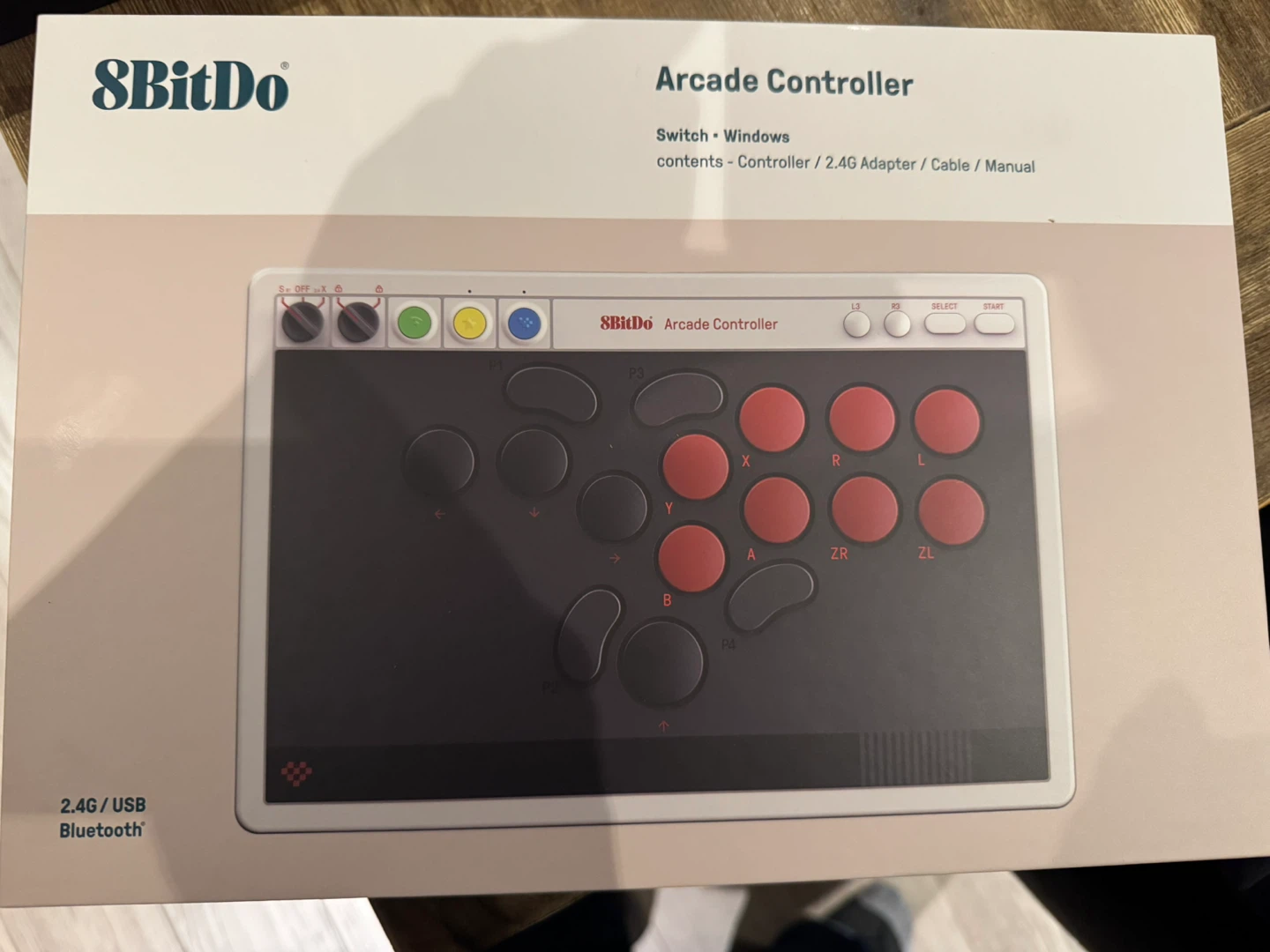 8BitDo Arcade Controller for Switch/Windows - New