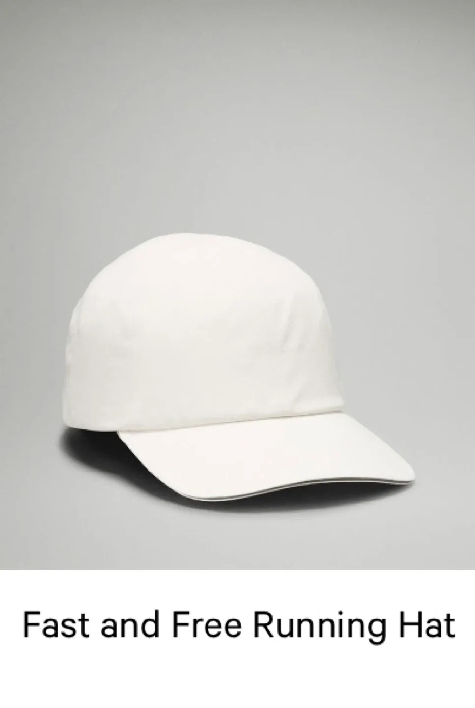 Lululemon Fast and Free Running Hat - Bone, S/M image indicator(4)