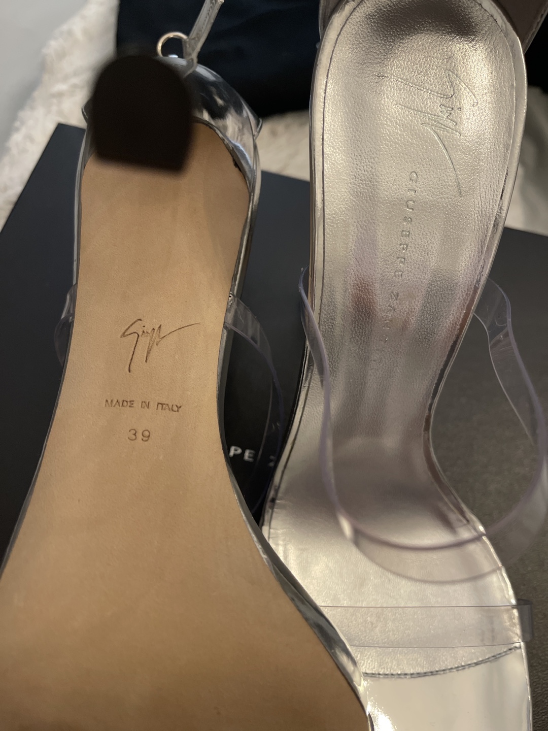 Giuseppe Zanotti Silver Heels - Size 39 - photo 2