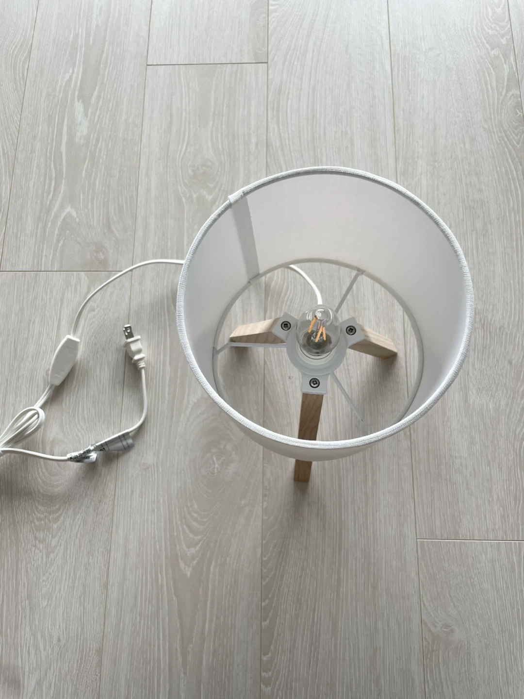 IKEA Table Lamp, ash/white - photo 3