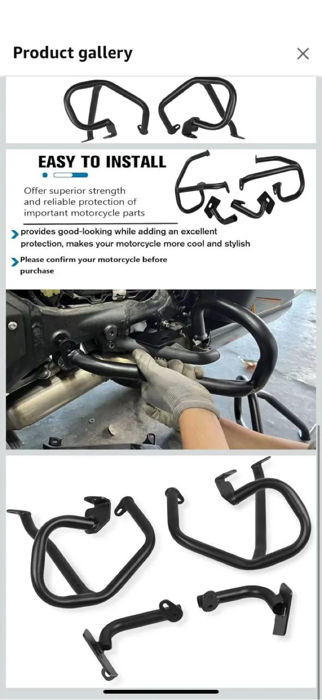 CHIFUN Rear Crash Bars for Honda Goldwing GL1800 (2018-2023) image indicator(5)