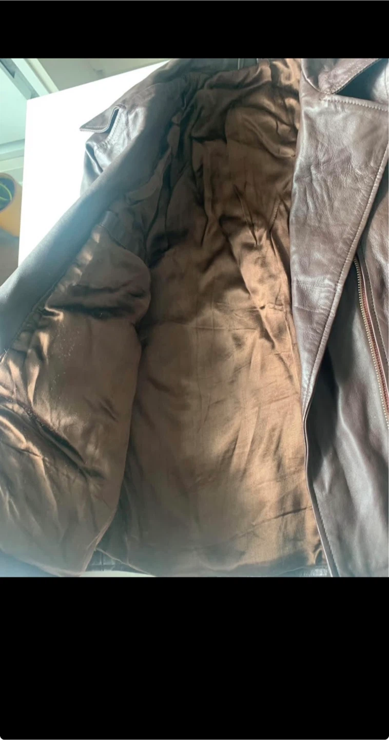 Brown Leather Jacket - photo 3