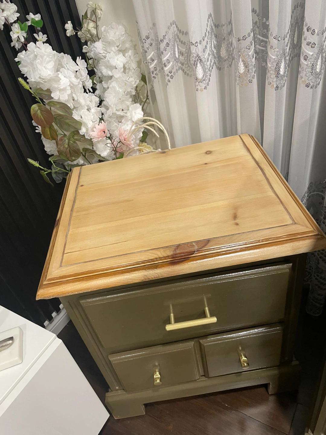 Night Stand with Drawers