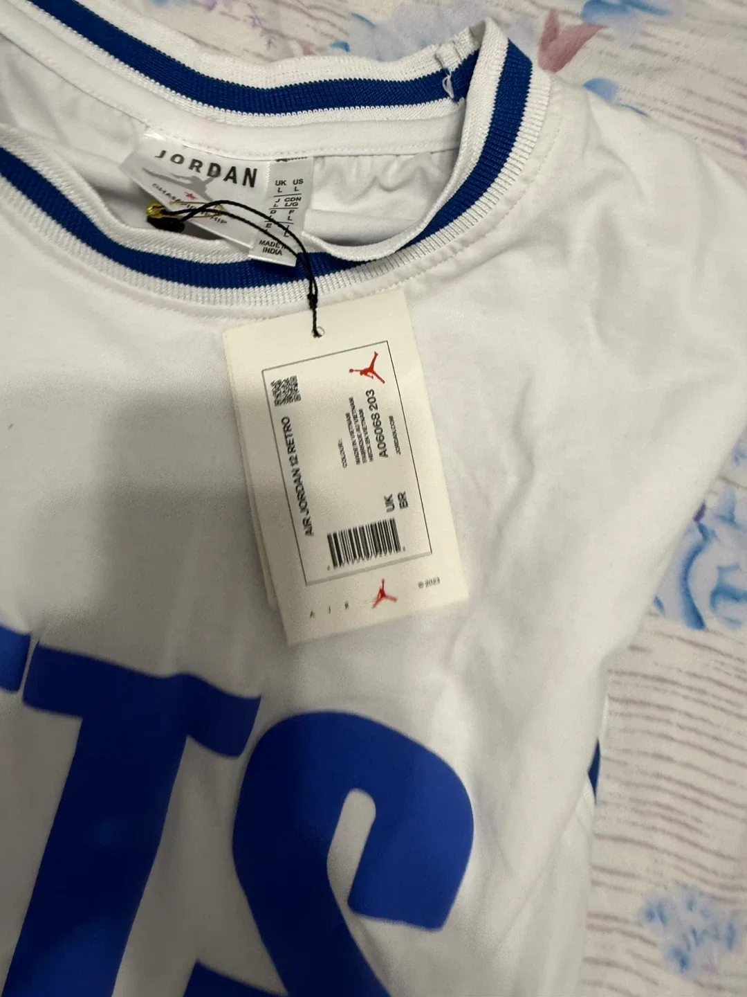 New Jordan Nets 7 Jersey Shirt image indicator(2)