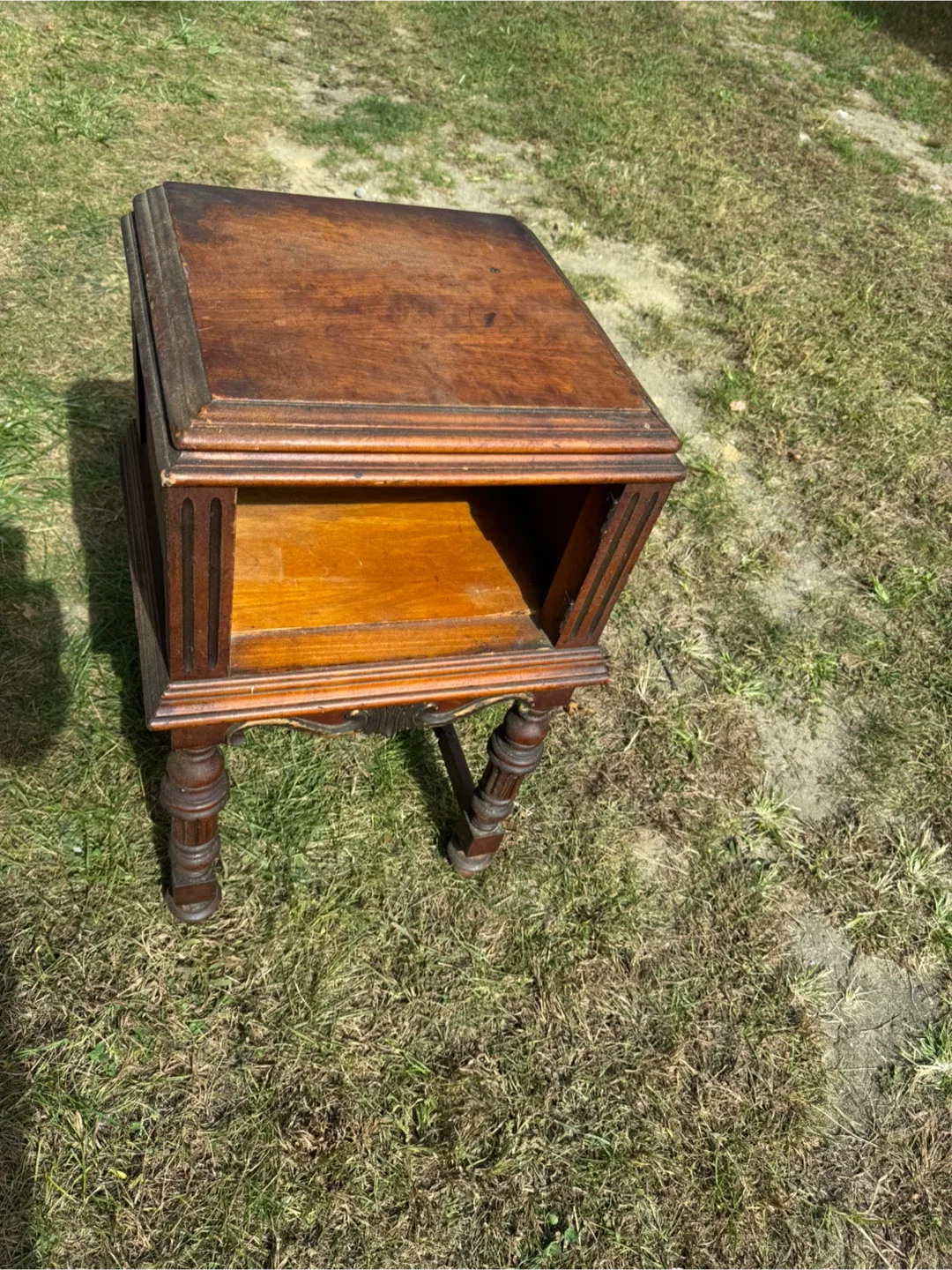 Vintage Wooden Side Table thumbnail