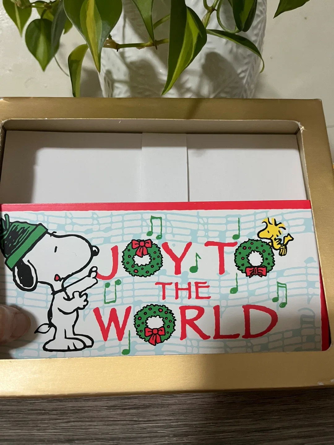 Snoopy Christmas Cards Set image indicator(3)