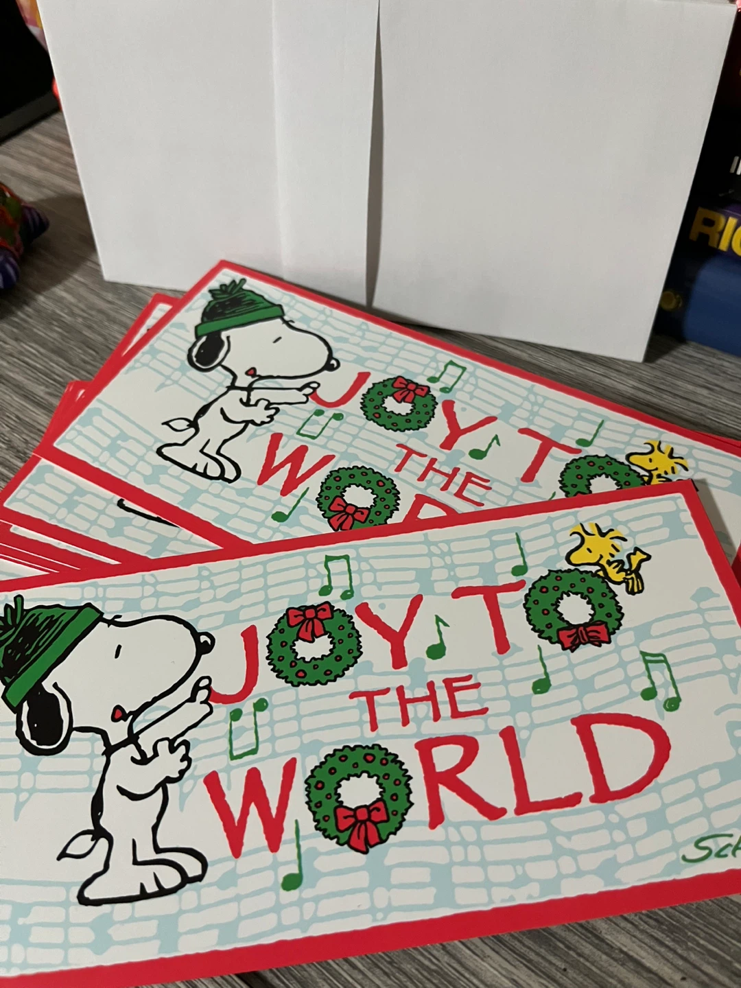 Snoopy Christmas Cards Set - photo 5