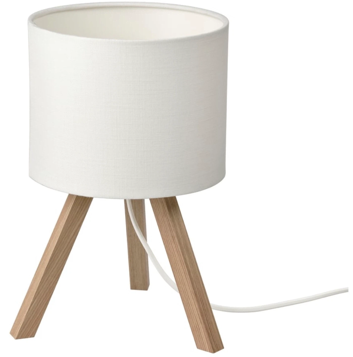 IKEA Table Lamp, ash/white