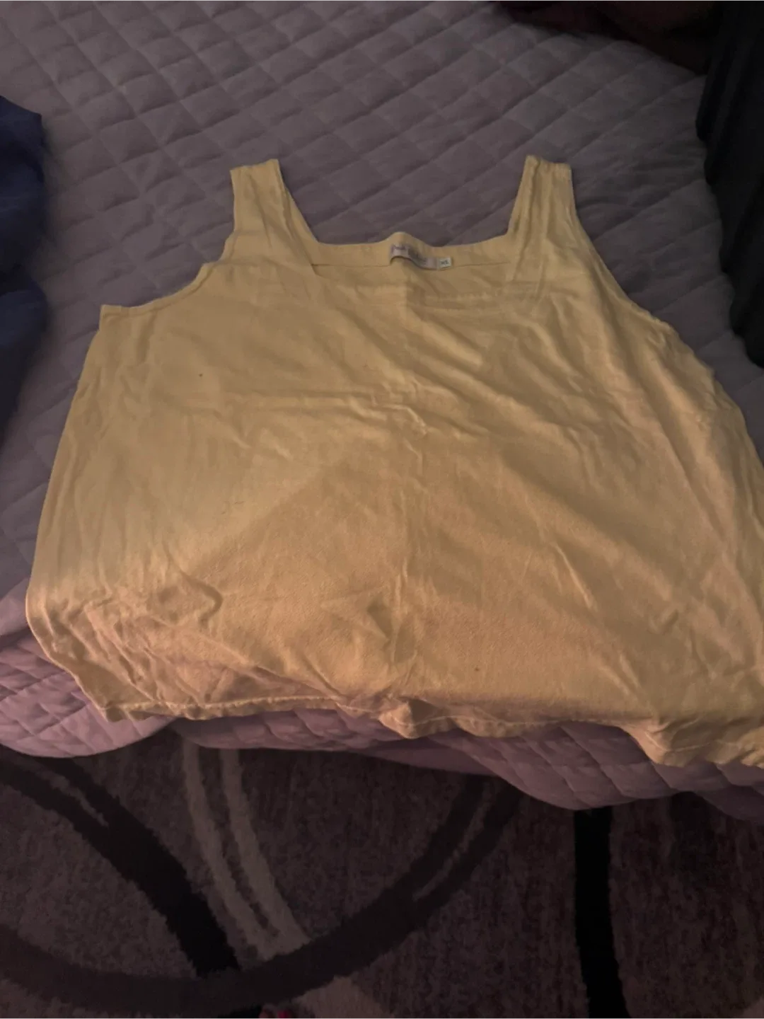 Yellow Tank Top Size XL thumbnail