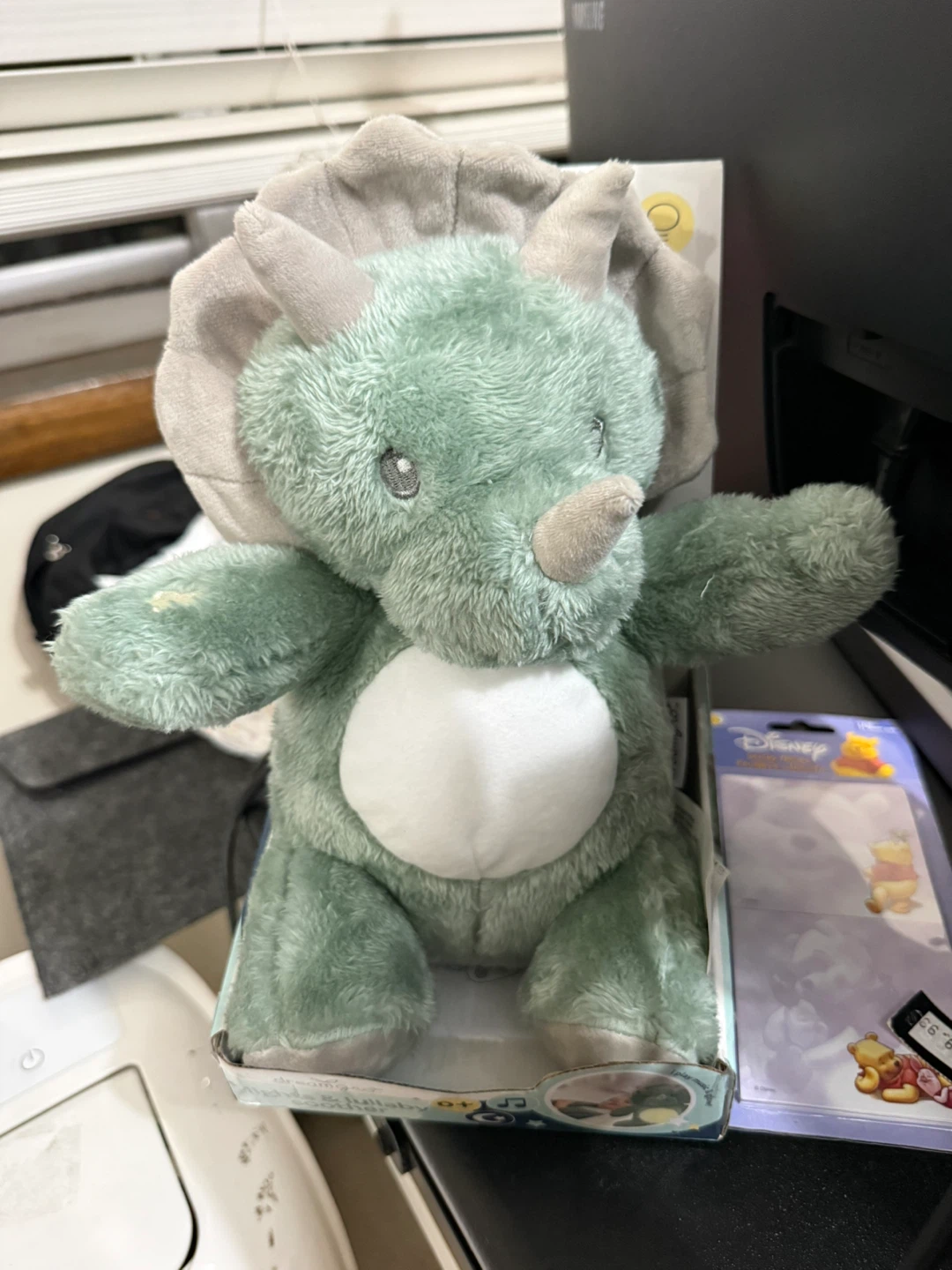 Cloud b Tranquilo Triceratops Soothing Sounds Plush